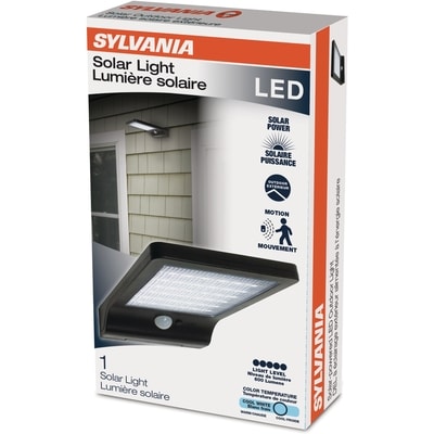 Sylvania Lampe d’extérieur à DEL à énergie solaire 1 ea, 33,00 $/1ch