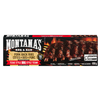 Montana's Montana's Texan BBQ Ribs 650 g, $2.61/100g