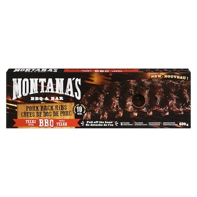 Montana's Montana's Texan BBQ Ribs 650 g, $2.62/100g