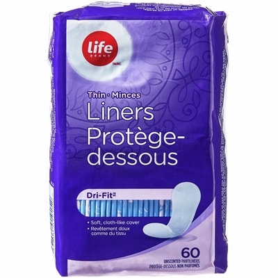 Life Brand Liner, Thin 60 ea, $0.06/1ea