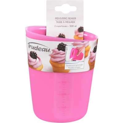 Trudeau Measuring Beaker Flex 2 Cup, Fushia 1 ea, $11.00/1ea