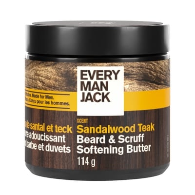 Every Man Jack Beard Butter, Sandalwood Teak 118 ml, $13.55/100ml