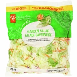 le Choix du Président Salade jardinière, format club 1.36 kg, 0,66 $/100g
