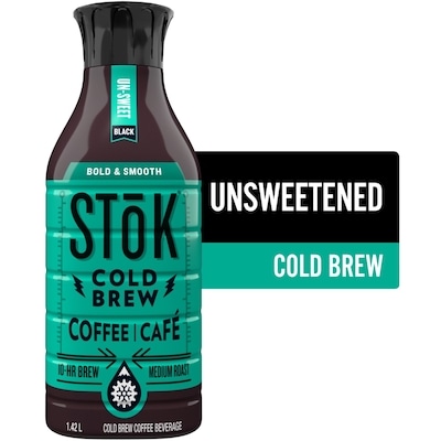 SToK Cold Brew Coffee, Black, Unsweetened, No Cream 1.42 l, $0.53/100ml