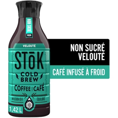 SToK café noir infusé à froid non sucre 1.42 l, 0,53 $/100ml