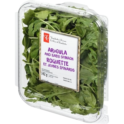 Roquette et jeunes épinards