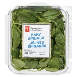le Choix du Président Jeunes épinards 0.142 kg, 3,52 $/100g