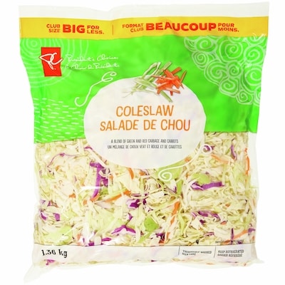 le Choix du Président Salade de chou, format club 1.36 kg, 0,66 $/100g