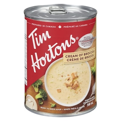 Tim Hortons Cream of Broccoli Soup 540 ml, $0.51/100ml