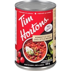 Tim Hortons Chili Style Maison, en conserve 425 g, 0,94 $/100g