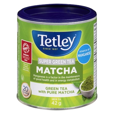 Tetley Super Green Matcha 20 ea, $0.25/1ea