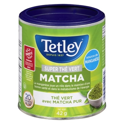 Tetley Super matcha vert 20 ea, 0,25 $/1ch