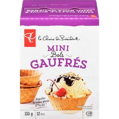 le Choix du Président Mini bols gaufrés 1 ea, 4,07 $/100g