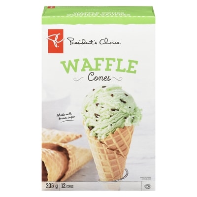 President's Choice Waffle Cones   205 g, $2.68/100g