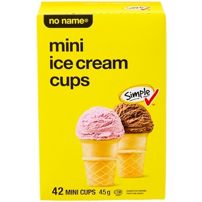 No Name Mini Cups  45 g, $5.09/100g