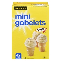 Sans Nom Mini gobelets 1 ea, 5,56 $/100g