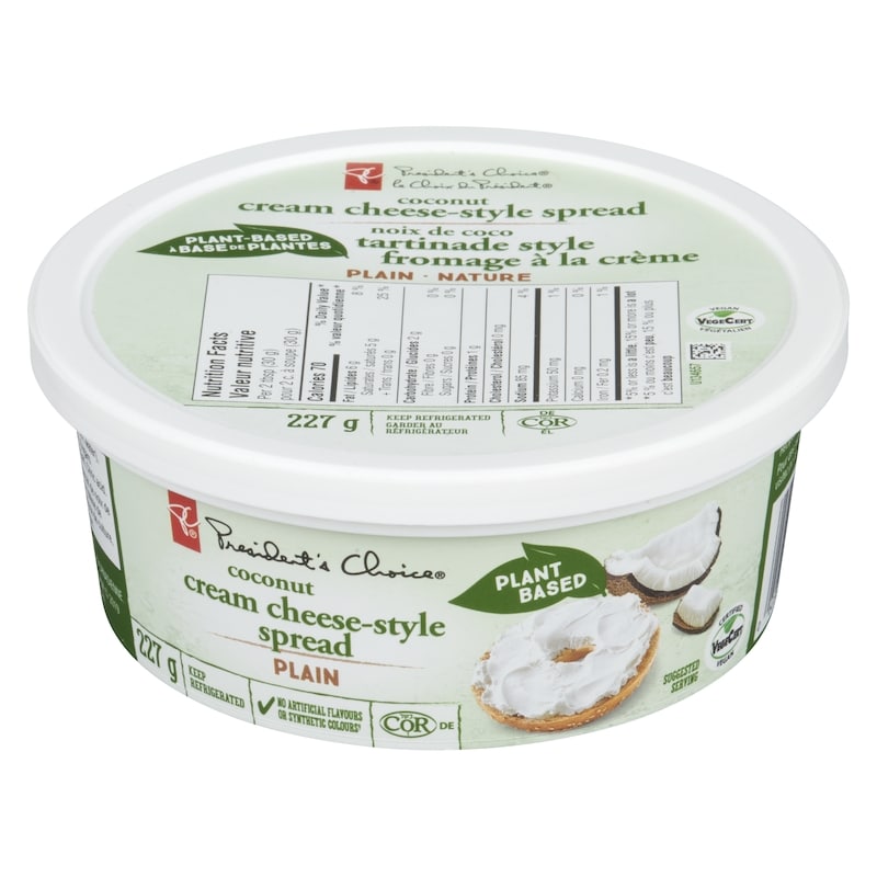 Plant Based Coconut Cream Cheese-Style Spread