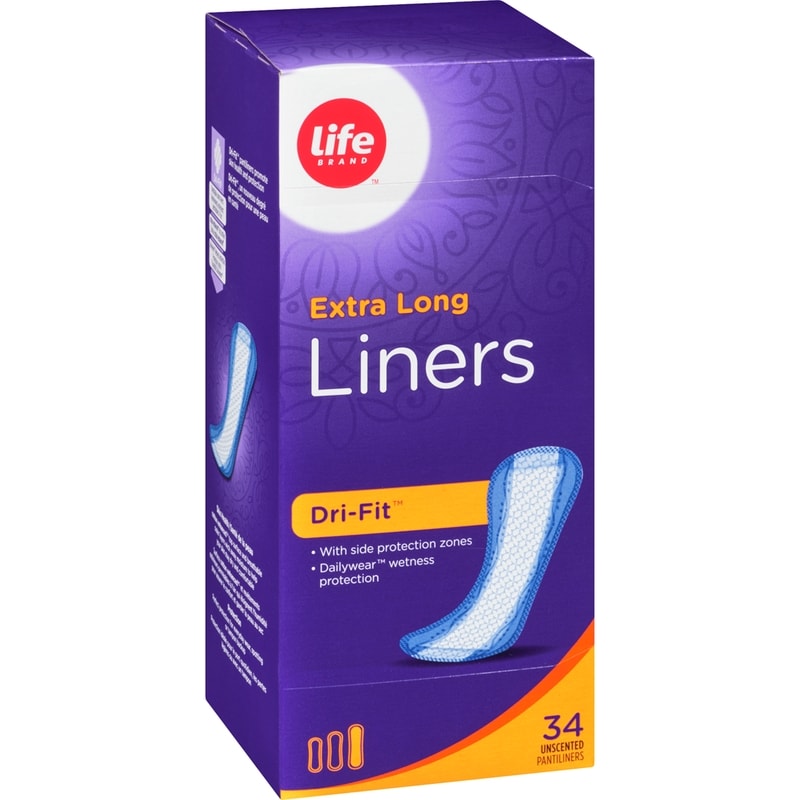 Unscented Extra Long Liners 34 Pack