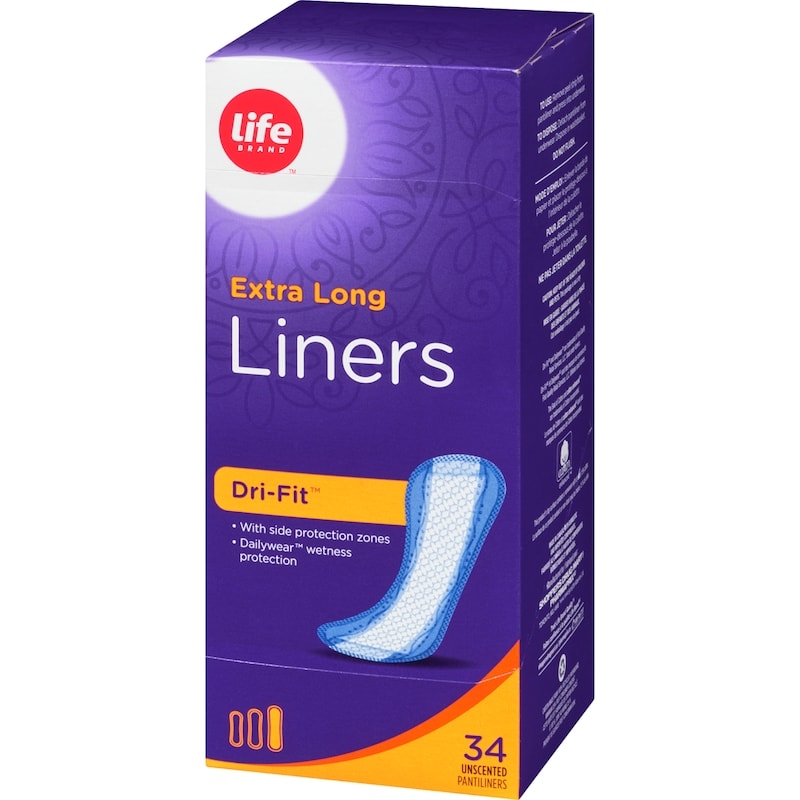 Unscented Extra Long Liners 34 Pack