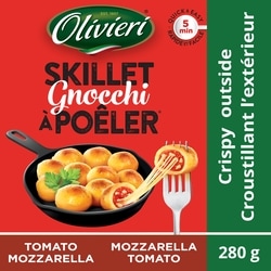 Olivieri Gnocchi poêlé tomates et mozzarella 280 g, 2,14 $/100g