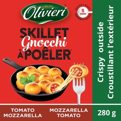 Olivieri Gnocchi poêlé tomates et mozzarella 280 g, 2,43 $/100g