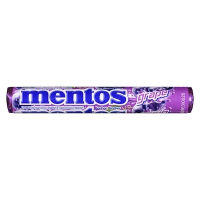 Mentos Candy Grape Rolls, Case 20x37.0 g, $2.70/100g