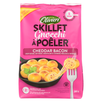 Olivieri Gnocchi à poêler au fromage et au bacon 280 g, 2,43 $/100g