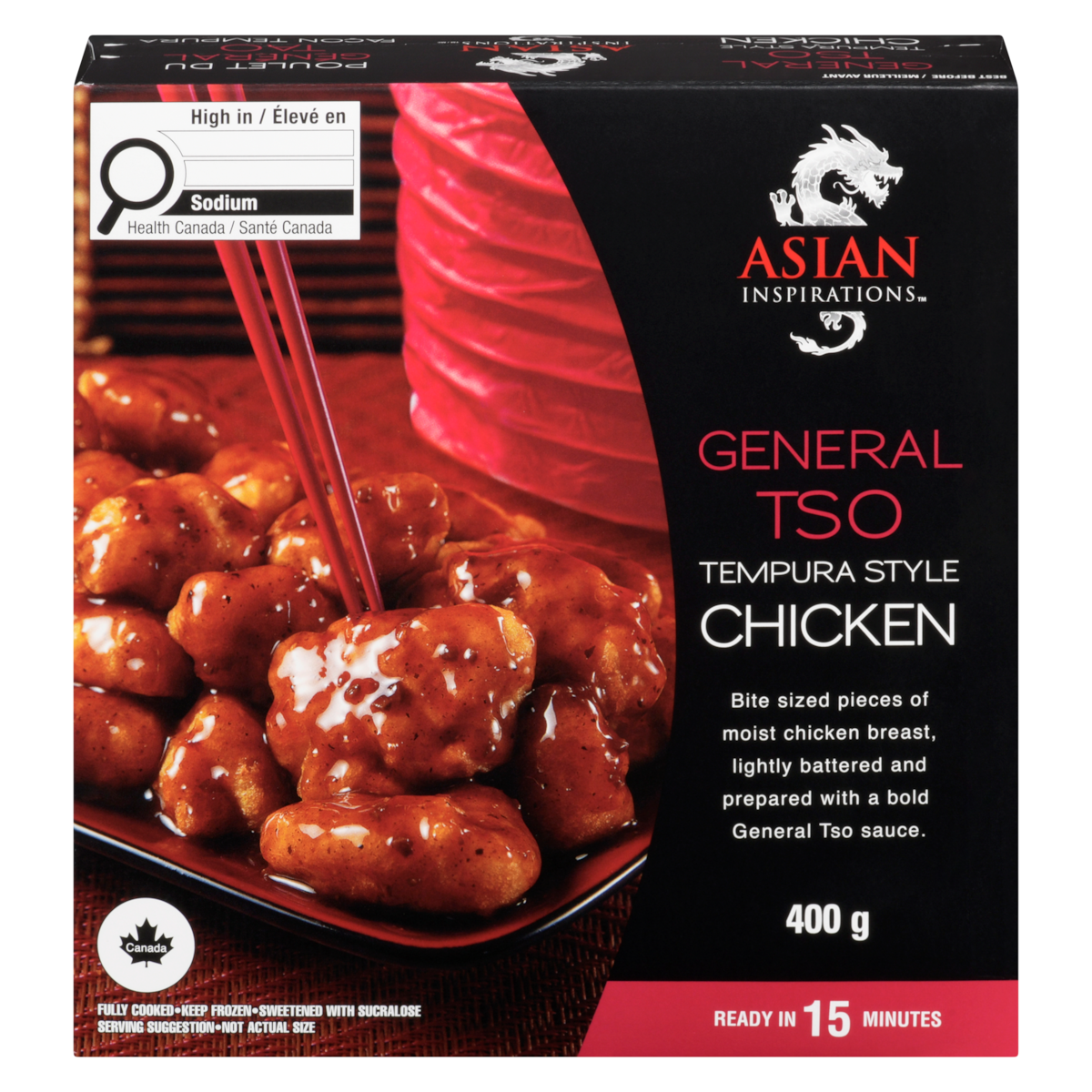 Asian Inspirations General TSO Tempura Style Chicken