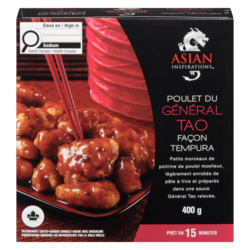 Asian Inspirations Asip Poulet General Tso Tempur 400 g, 2,00 $/100g