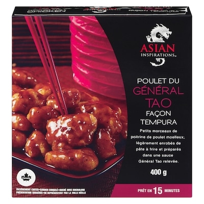 Asian Inspirations Asip Poulet General Tso Tempur 400 g, 2,00 $/100g