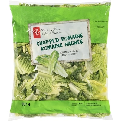 President's Choice Chopped Romaine 0.907 kg, $0.77/100g