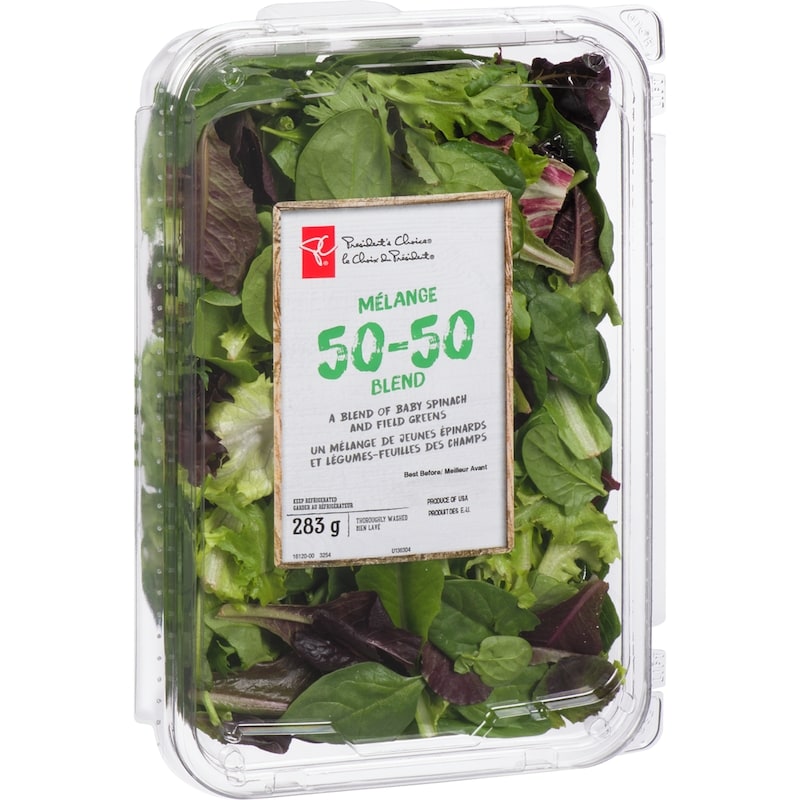 50-50 Blend - A Blend of Baby Spinach and Field Greens
