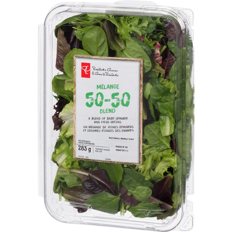 50-50 Blend - A Blend of Baby Spinach and Field Greens