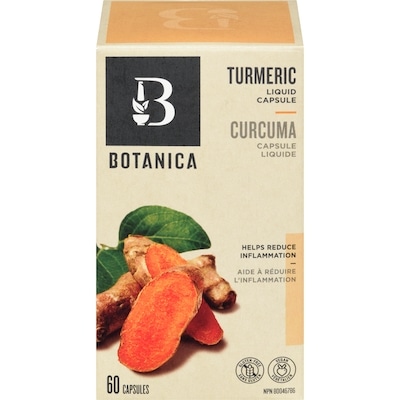 Botanica Turmeric Liquid Capsules 60 ea, $0.71/1ea