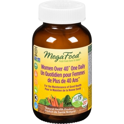 MegaFood Multi Vitamin Women Over 40 One Daily 72 ea, $1.19/1ea