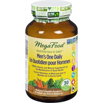 MegaFood Multi Vitamin Men's One Daily 30 ea, $1.67/1ea