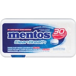 Mentos Bonbon Clean Breath, menthe poivrée 21 g, 10,43 $/100g