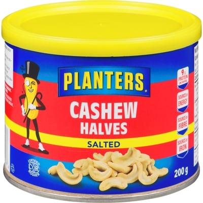 Planters Cashew Splits Roasted Nuts 200 g, $2.25/100g