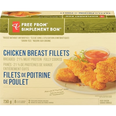 President's Choice Free From Chicken Fillet 750 g, $2.53/100g