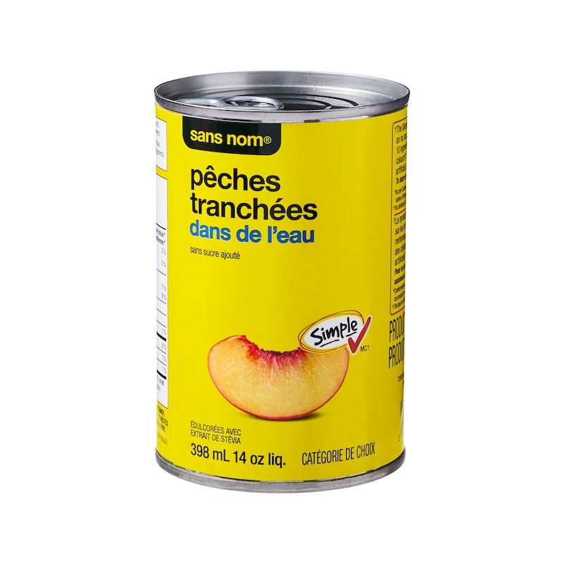 Peach Slices in Water