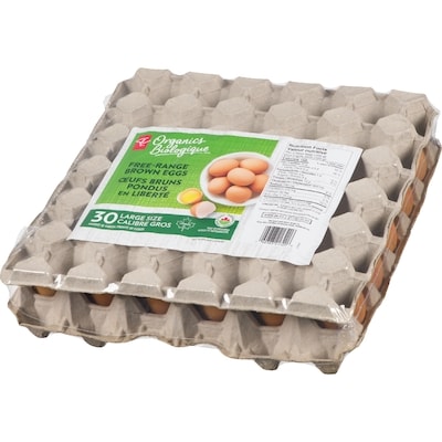 Organics Free-Range Large Brown Eggs