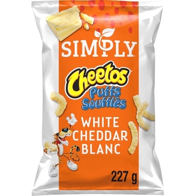 Frito-Lay Simplement Soufflés Cheddar blanc Grignotines 227 g, 2,86 $/100g