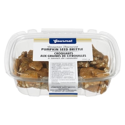 Reddi Bulk Pumpkin Seed Brittle Cinnamon Flavoured 250 g, $1.60/100g