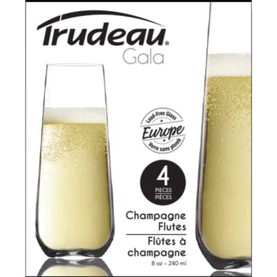 Trudeau Trud Gala Flutes Champgn 200Ml 1 ea, 25,00 $/1ch