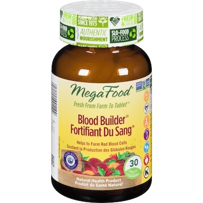 MegaFood Blood Builder 30 ea, $1.37/1ea