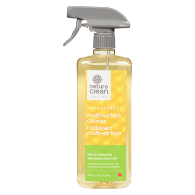 Nature Clean Nettoyant multi-surfaces, citron et verveine 740 ml, 0,47 $/100ml