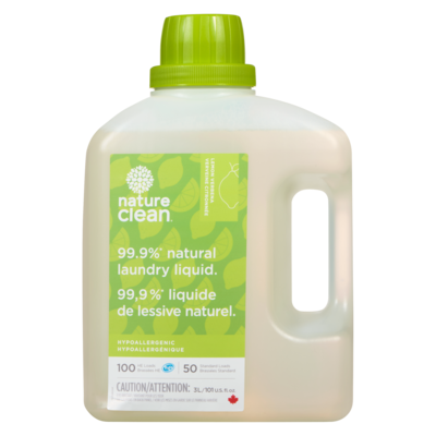 Nature Clean Laundry Liquid Lemon Verbena 3 l, $0.53/100ml