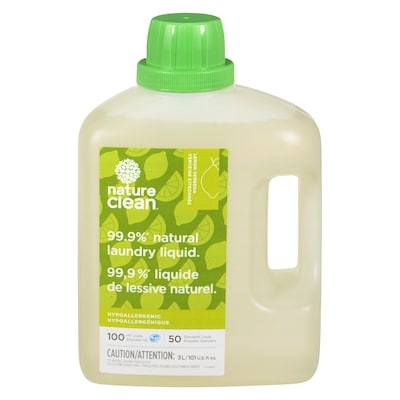 Nature Clean Laundry Liquid Lemon Verbena 3 l, $0.55/100ml
