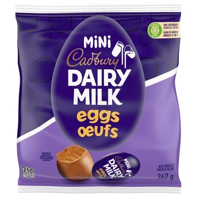 Cadbury Dairy Milk Mini Eggs Candy 362 g, $4.70/100g