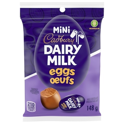 Cadbury Remplis Mini Œufs Au Chocolat 148 g, 5,41 $/100g